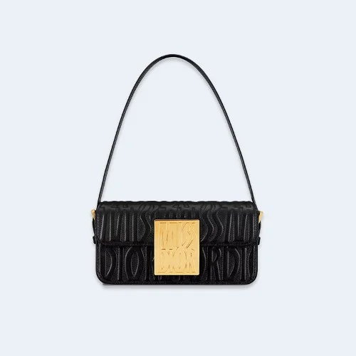 Miss 플랩 백 올오버 블랙 퀄팅