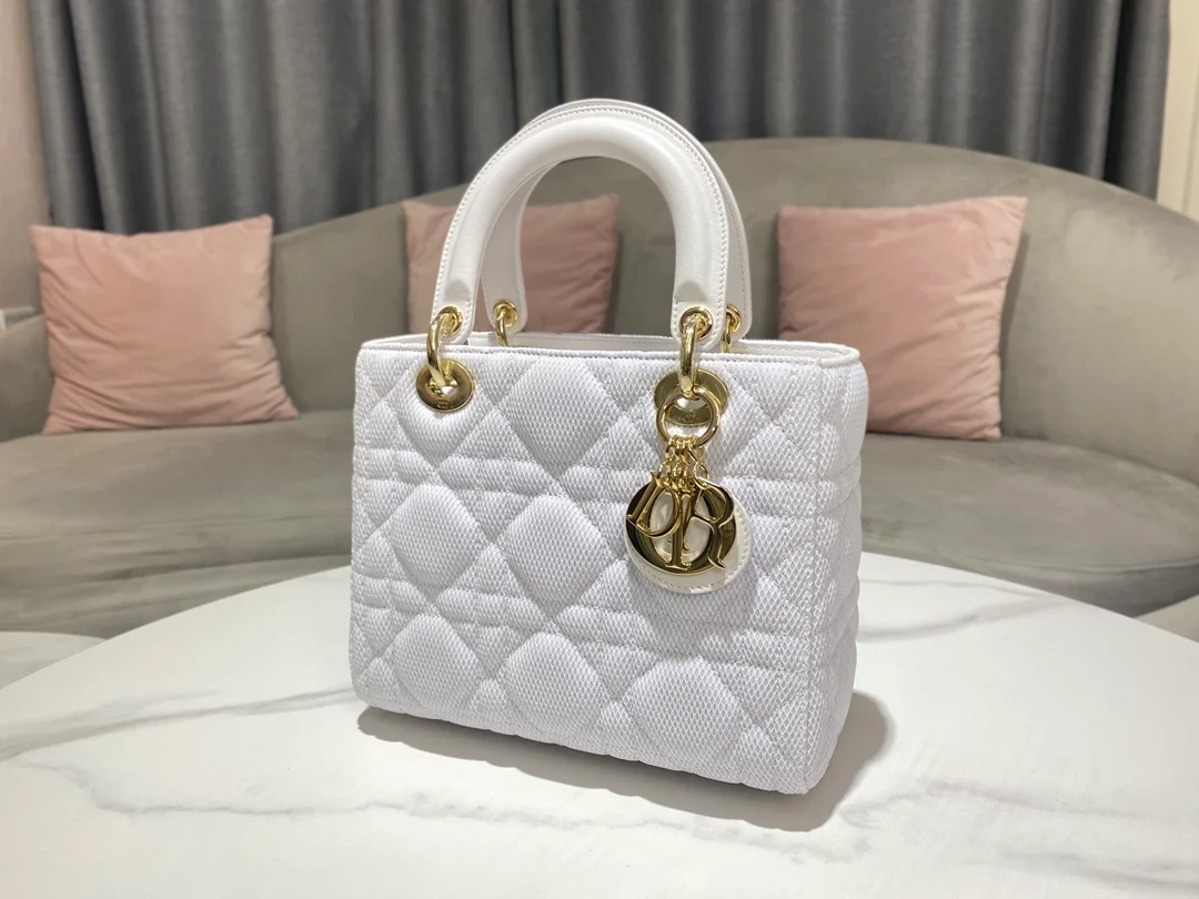 레이디 D-LITE 핸드백 화이트 상세