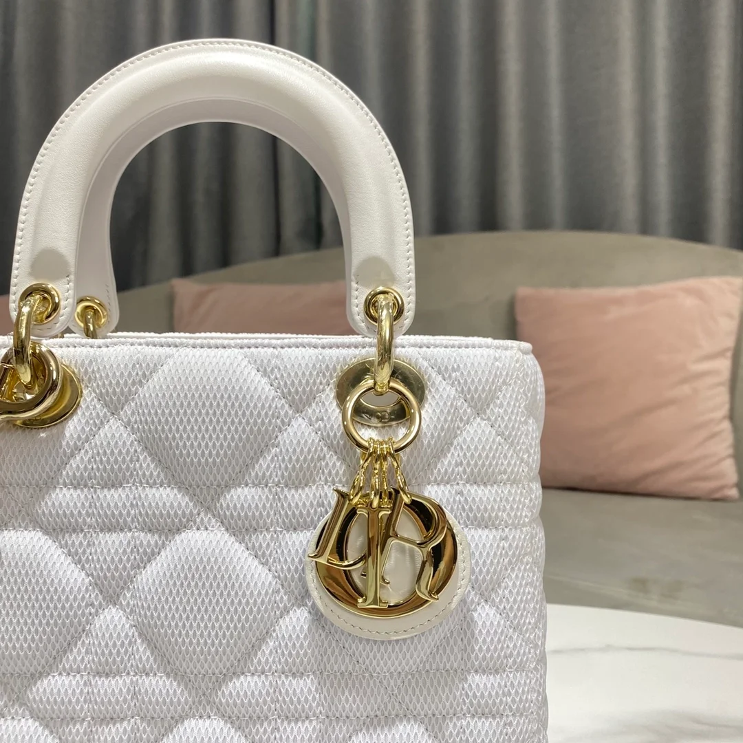 레이디 D-LITE 핸드백 화이트 상세