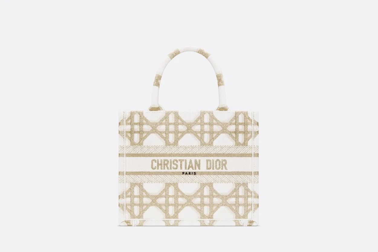 북 화이트 골드 마크로까나쥬 토트 스몰 백 상세