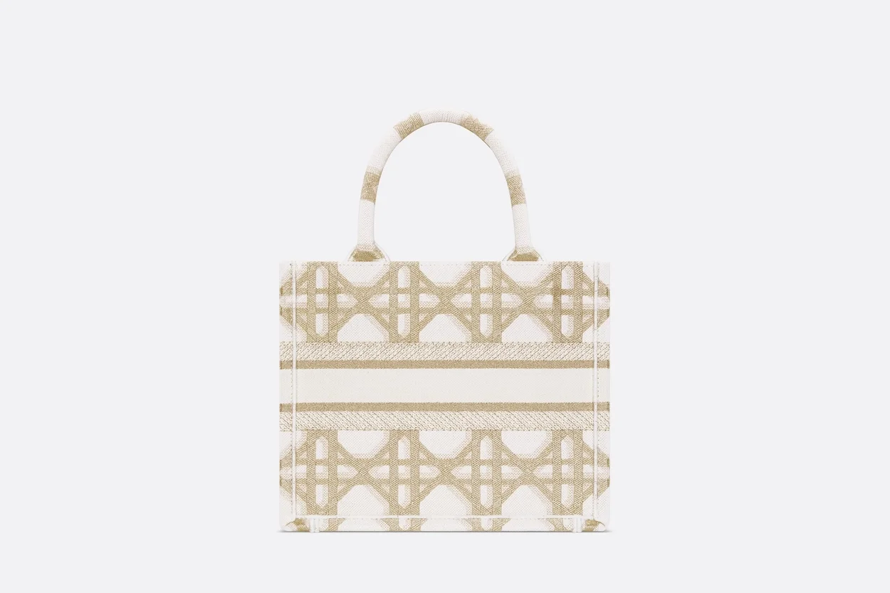 북 화이트 골드 마크로까나쥬 토트 스몰 백 상세