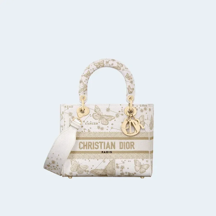 레이디 D-Lite 미디엄 백 화이트 상세