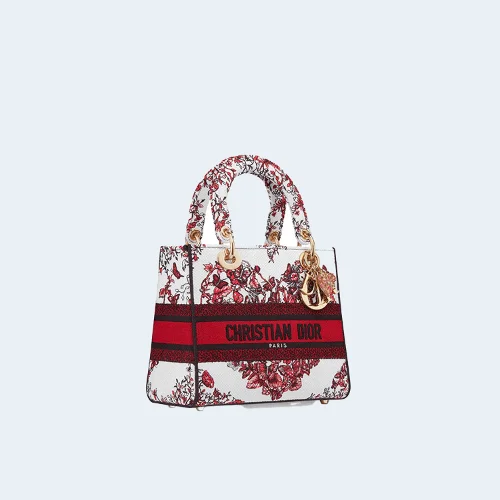 레이디 D-Lite 미디엄 백 발렌타인데이 컬렉션