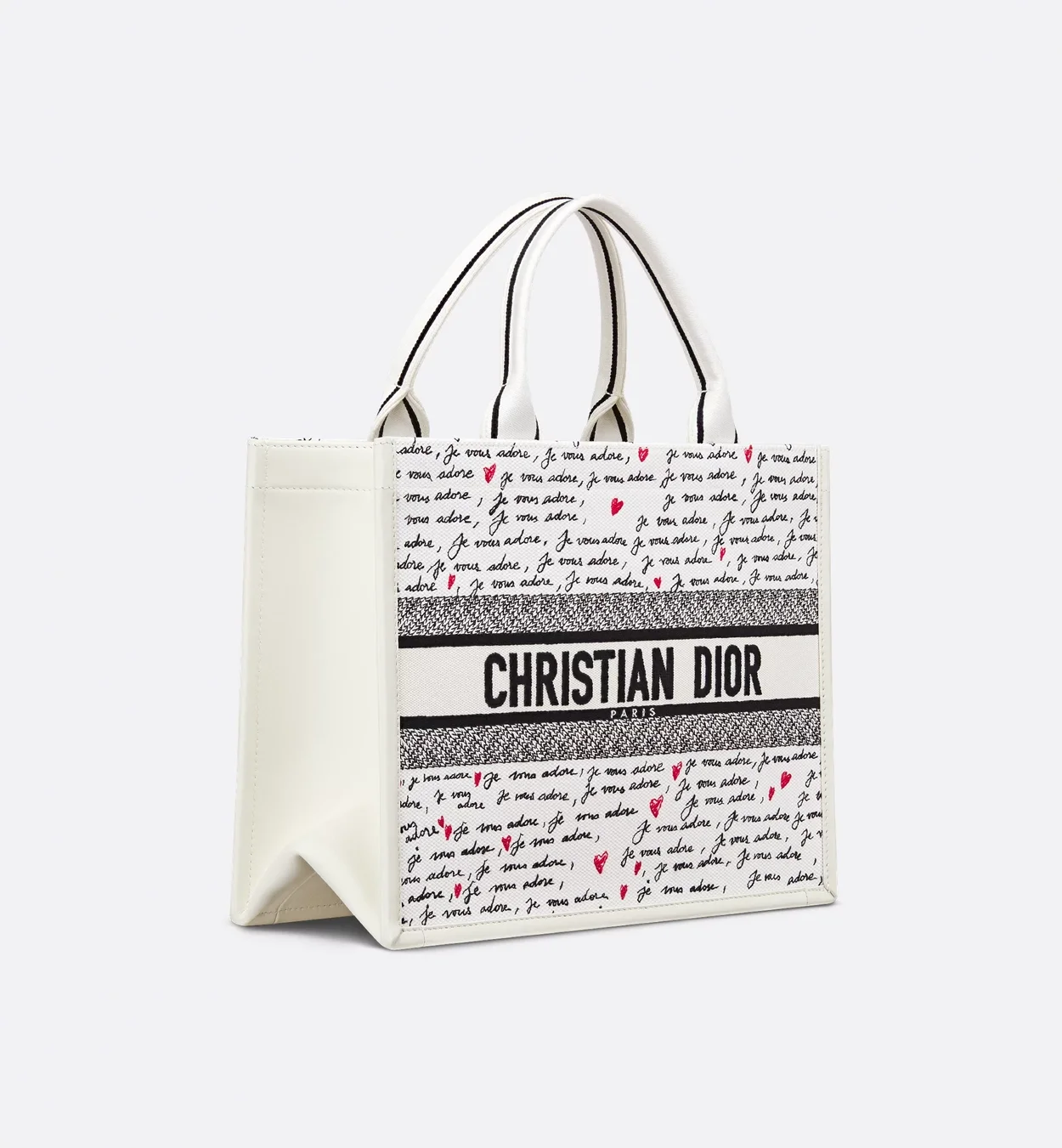 북 토트 미디엄 백 화이트 상세