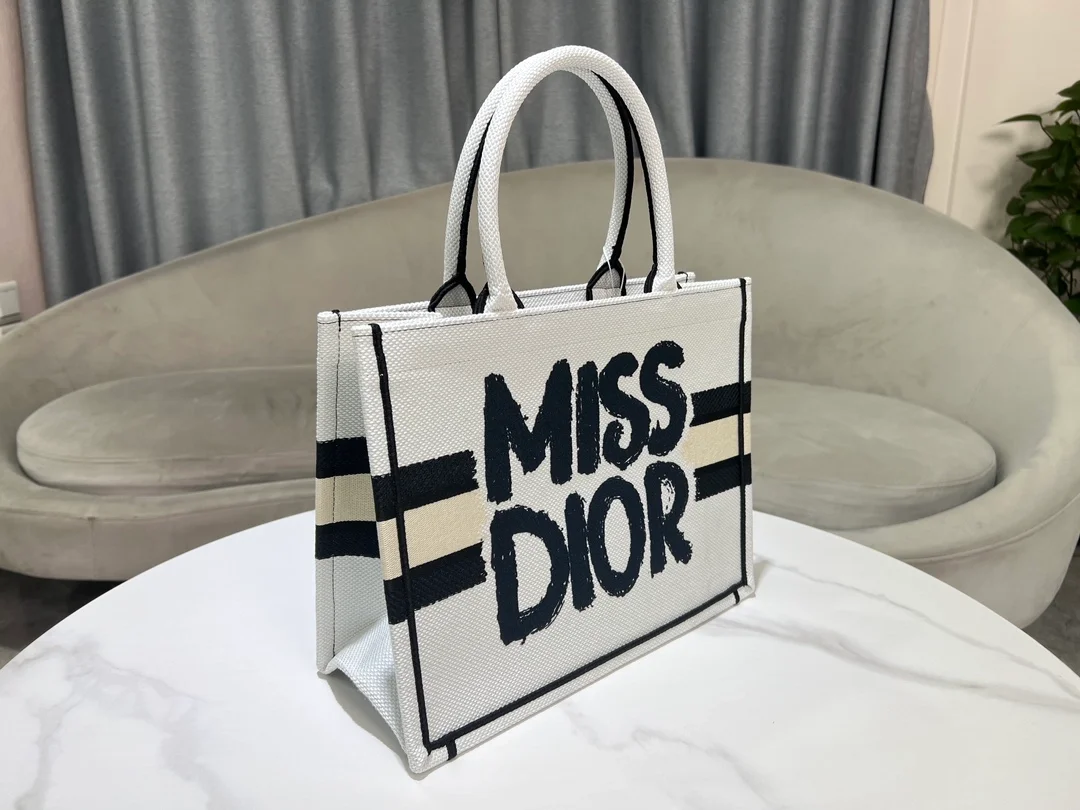 Miss 북 토트 미디엄 백 화이트 상세