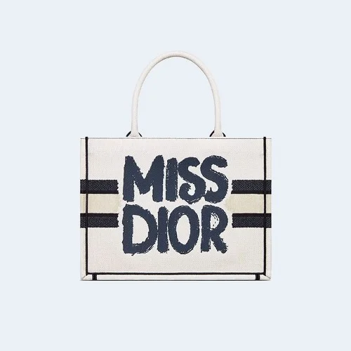 Miss 북 토트 미디엄 백 화이트