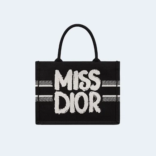 Miss 북 토트 미디엄 백 블랙