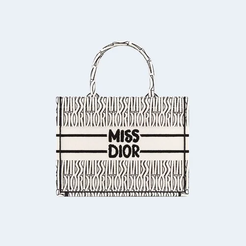 북 토트 미디엄 백 화이트