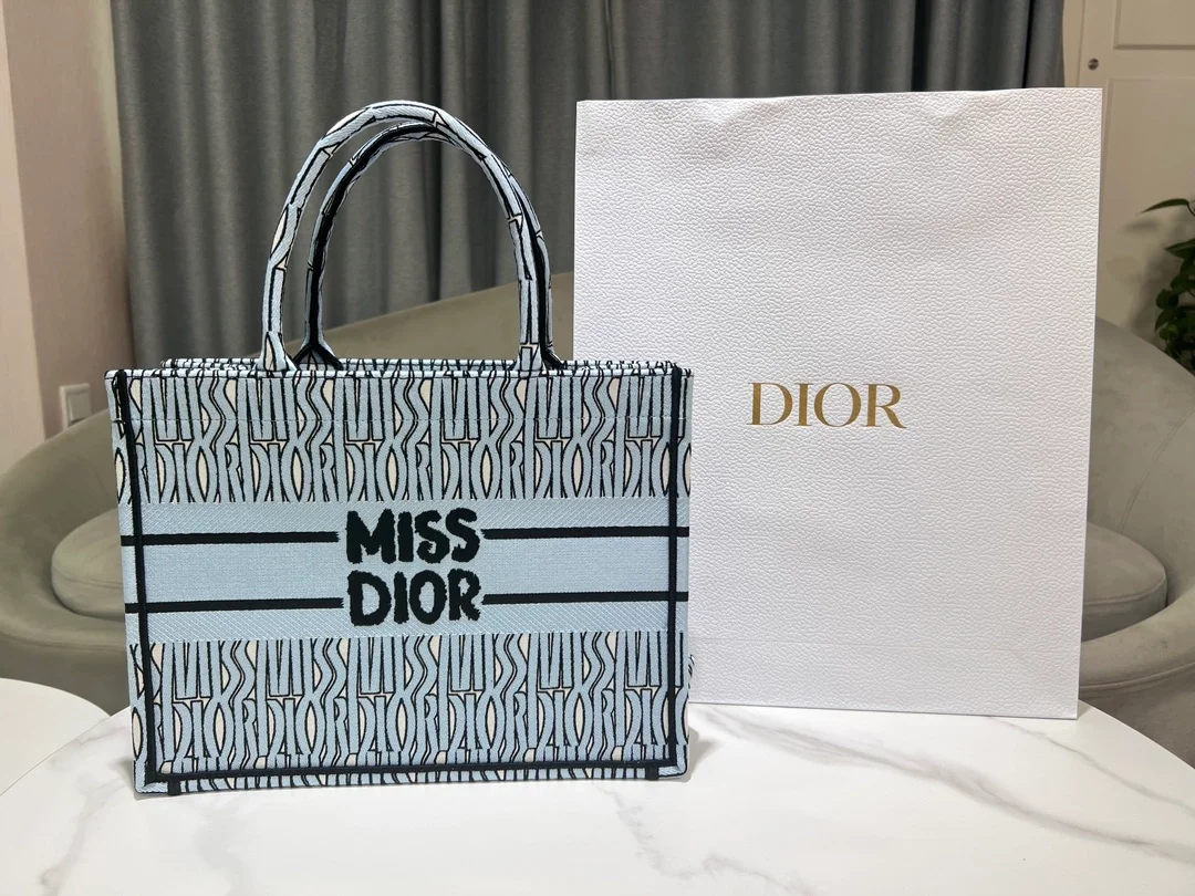 북 토트 미디엄 백 블루 상세