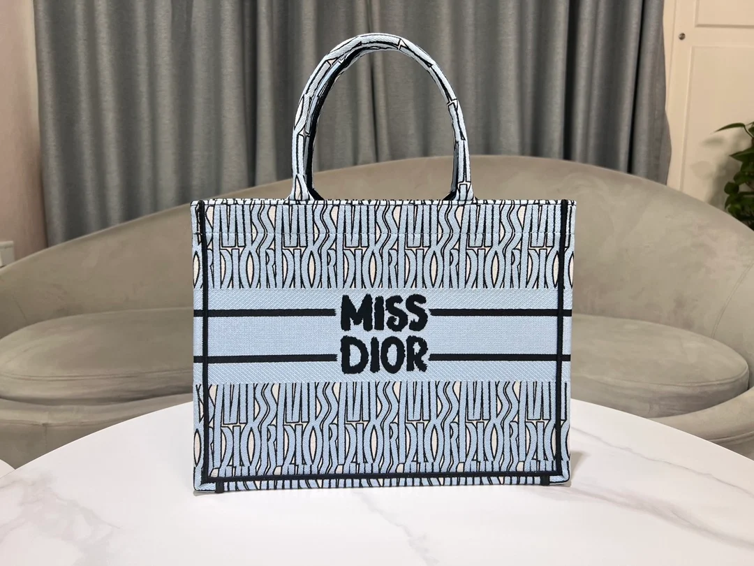 북 토트 미디엄 백 블루 상세