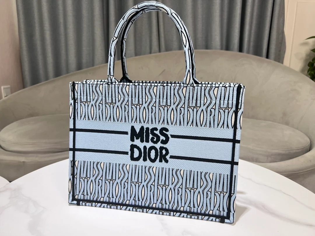 북 토트 미디엄 백 블루 상세