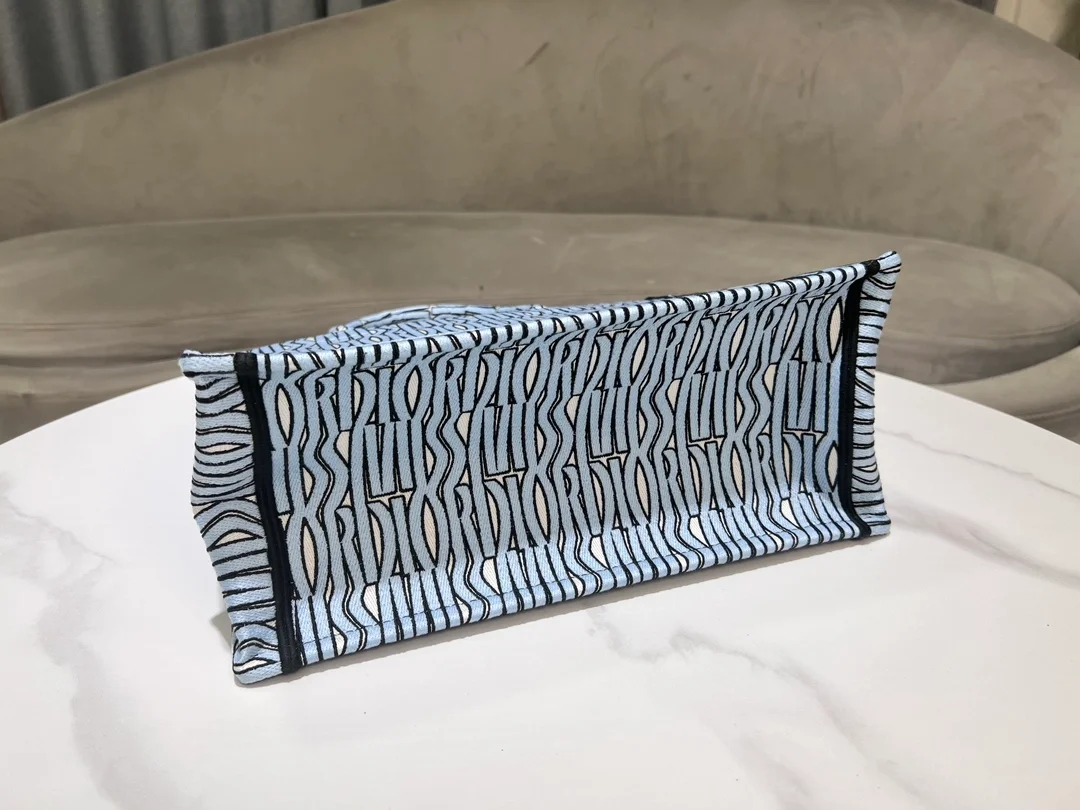 북 토트 미디엄 백 블루 상세