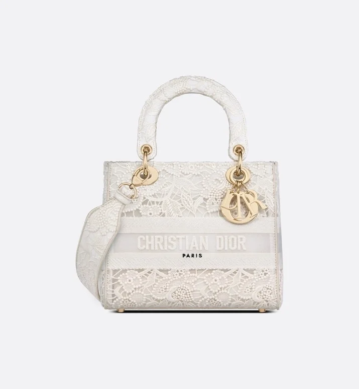 레이디 D-Lite 미디움 백 화이트 상세