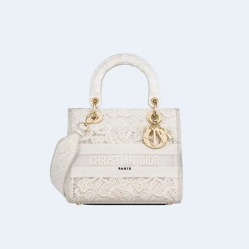 레이디 D-Lite 미디움 백 화이트