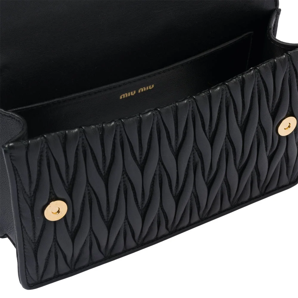 마테라쎄 가죽백 블랙 상세