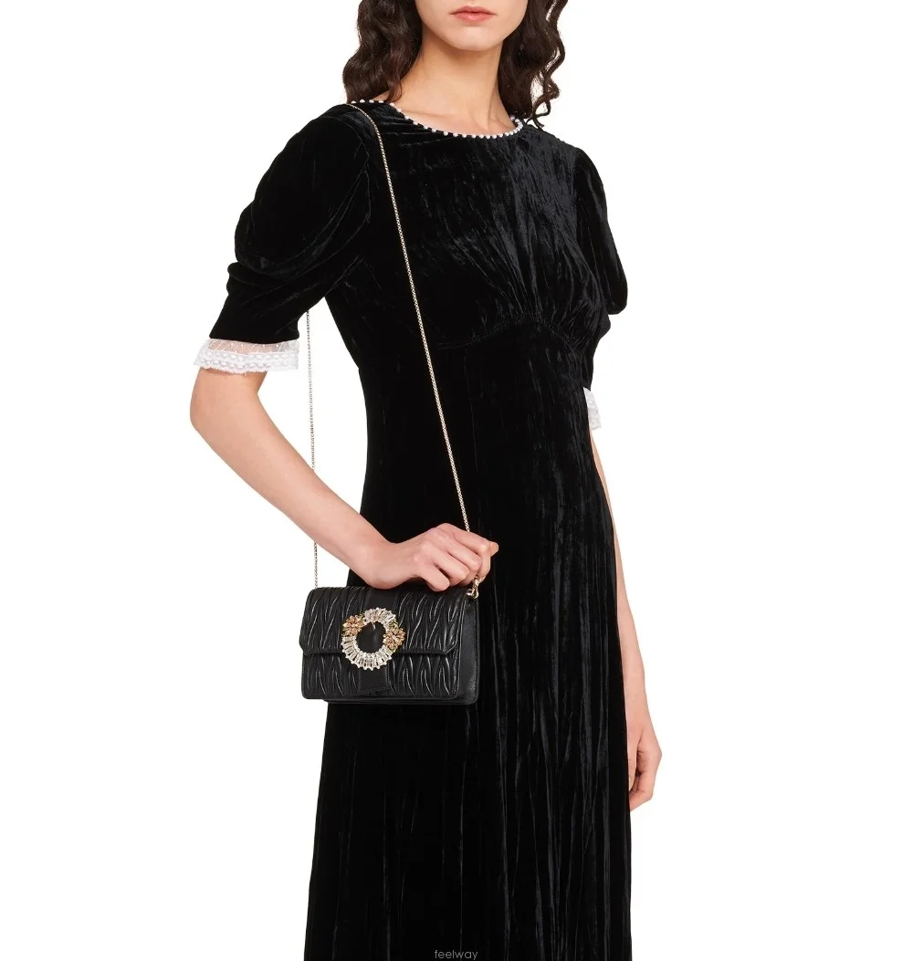 마테라쎄 가죽백 블랙 상세