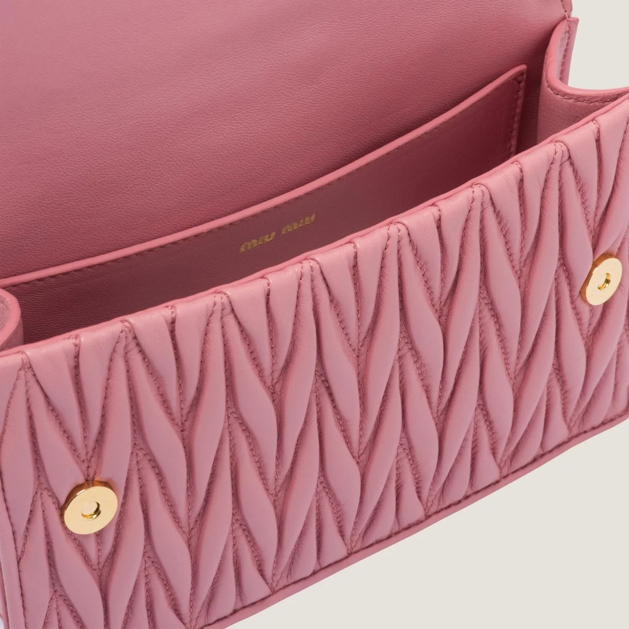 마테라쎄 가죽백 핑크 상세