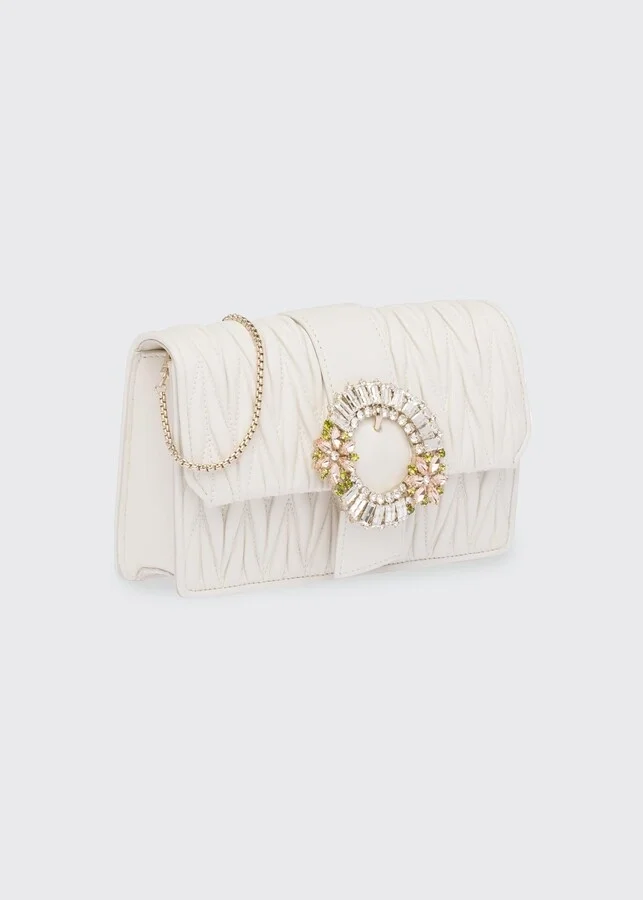 마테라쎄 가죽백 화이트 상세