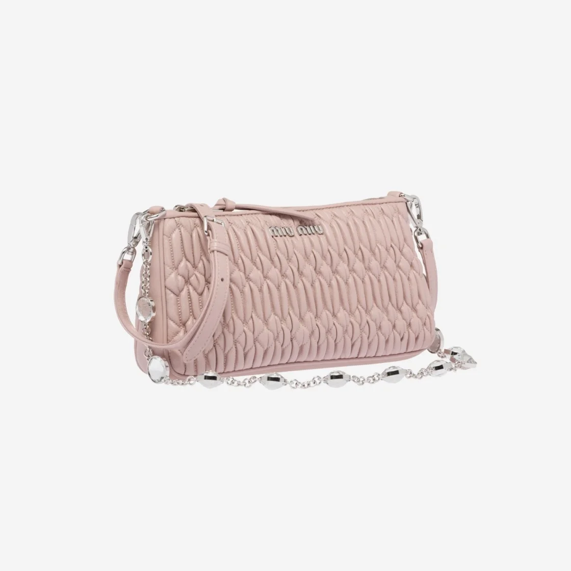 나파 크리스탈 미니 숄더백 핑크 상세