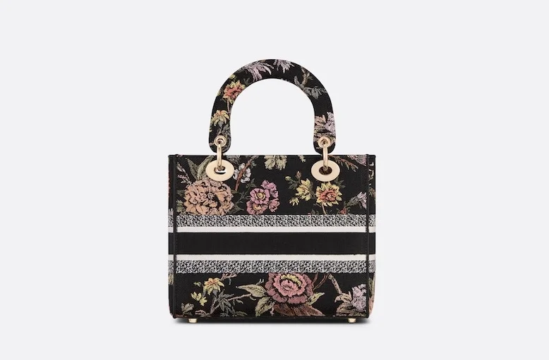 레이디 D-Lite 미디엄 백 블랙 상세