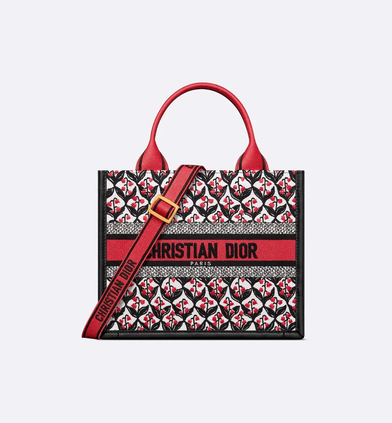 아무르 북 토트 스몰 백 은방울꽃 자수 상세