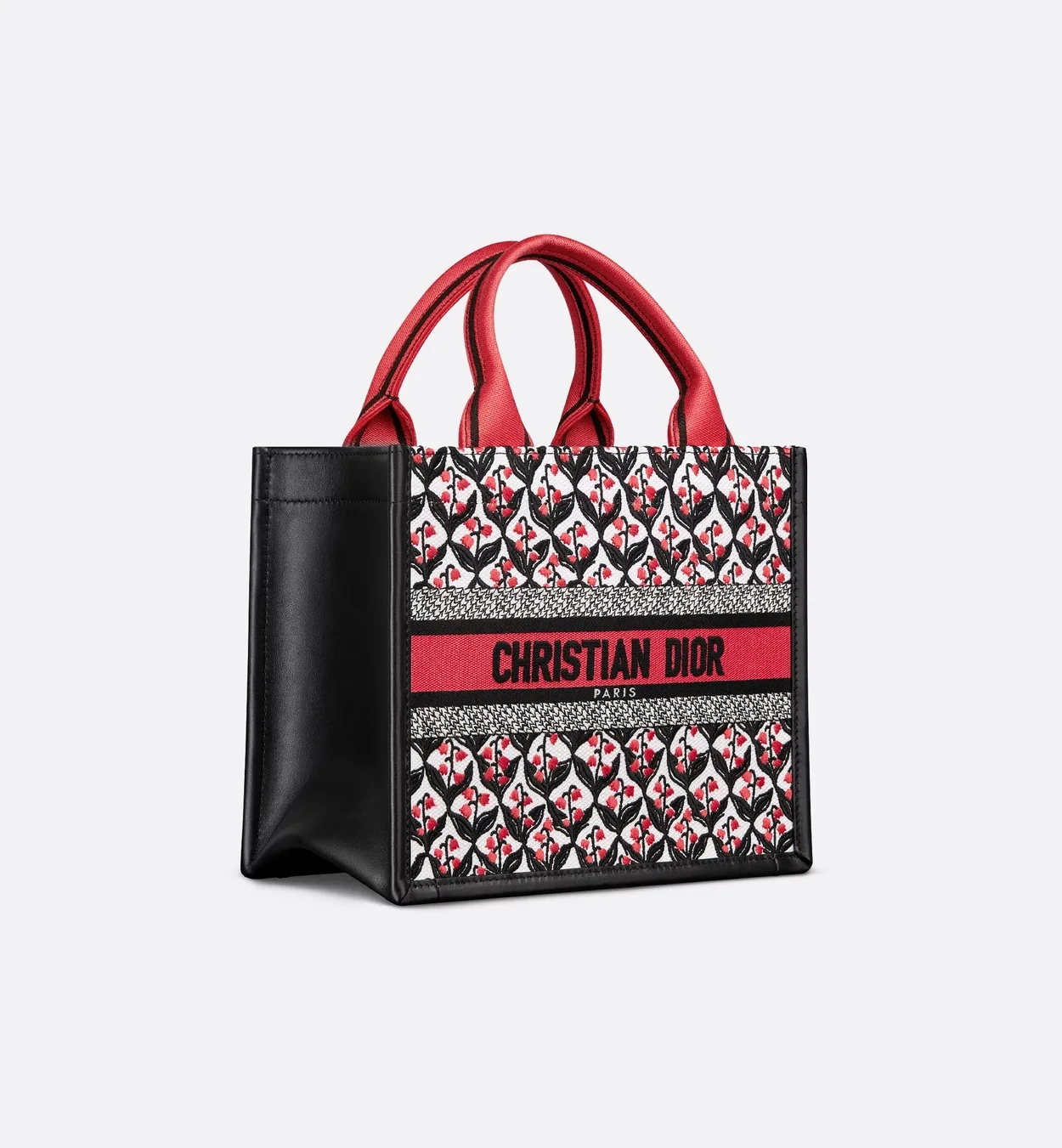 아무르 북 토트 스몰 백 은방울꽃 자수 상세