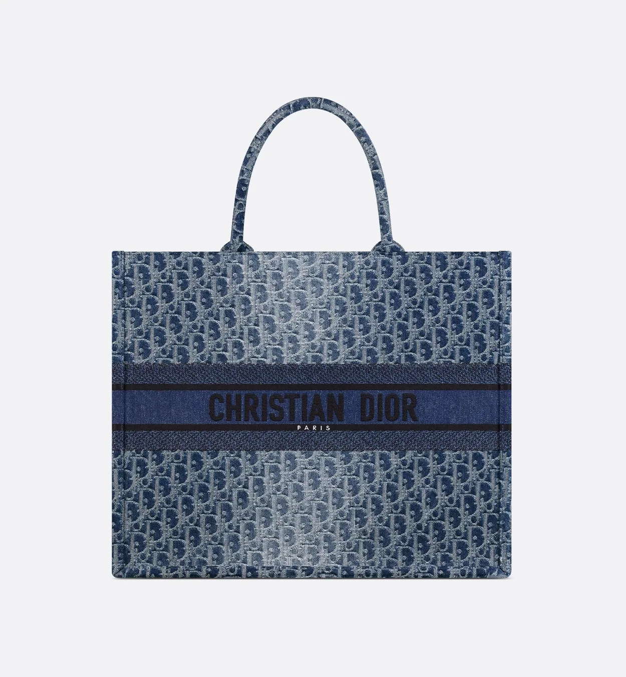 북 토트 라지 백 데님 블루 상세