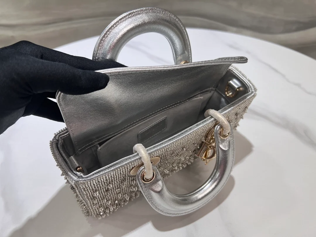 레이디 스몰 백 실버비즈 상세