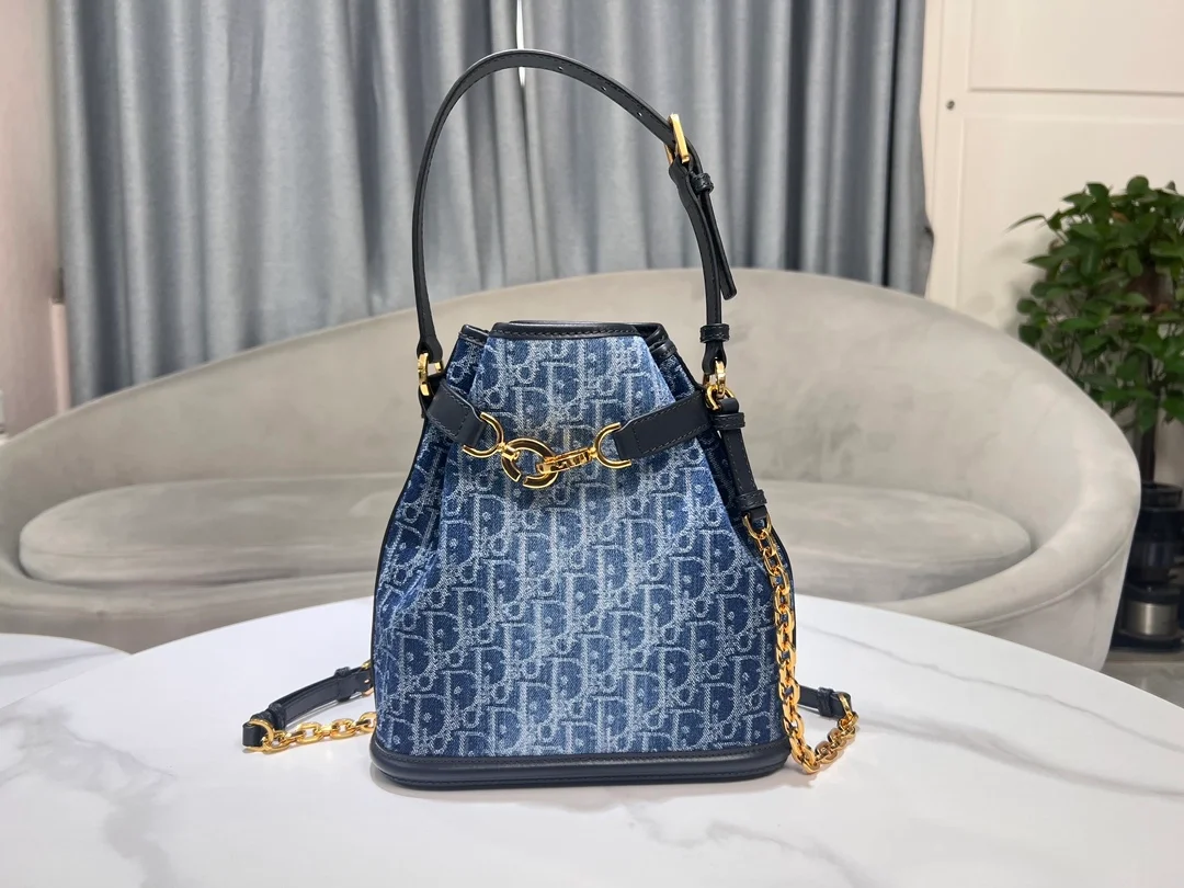 C'est 미디엄 백 데님 블루 상세