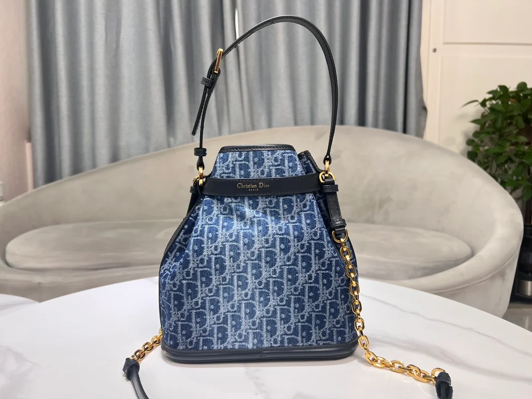 C'est 미디엄 백 데님 블루 상세