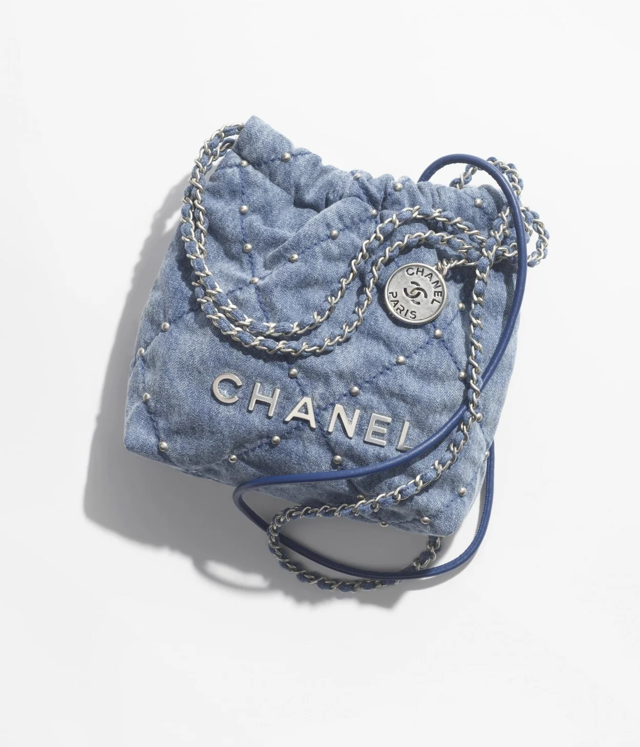 22백 미니 블루 & 실버메탈 상세