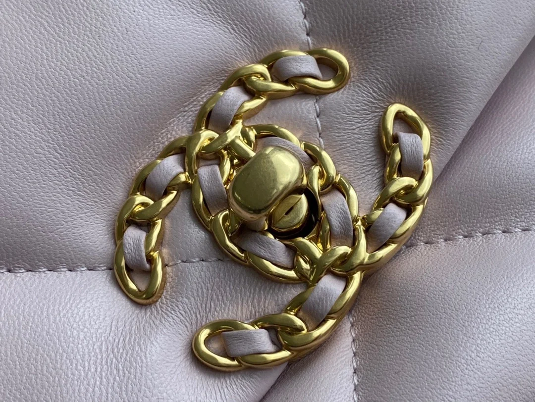 19백 라지 램스킨 핑크 상세