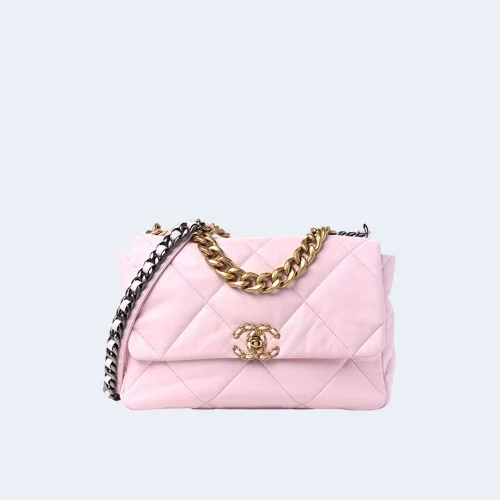 19백 라지 램스킨 핑크