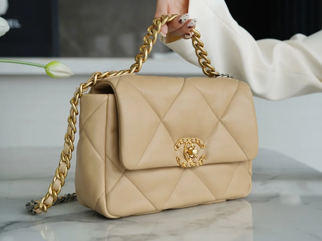 19백 미디움 램스킨 라이트 베이지 상세