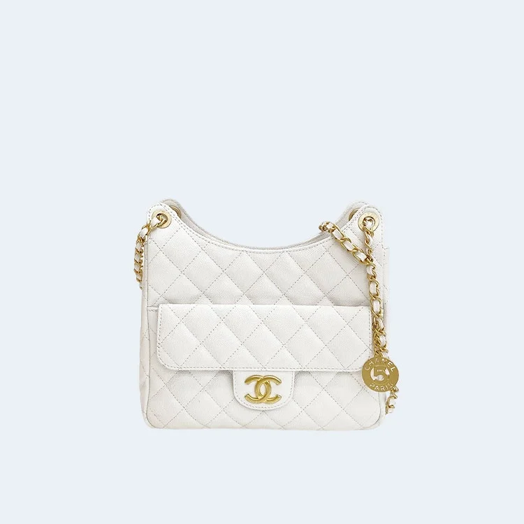 23 호보백 퀄팅 카프스킨 스몰 화이트 상세