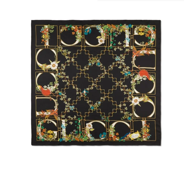 GG 홀스빗 실크 스카프 777353