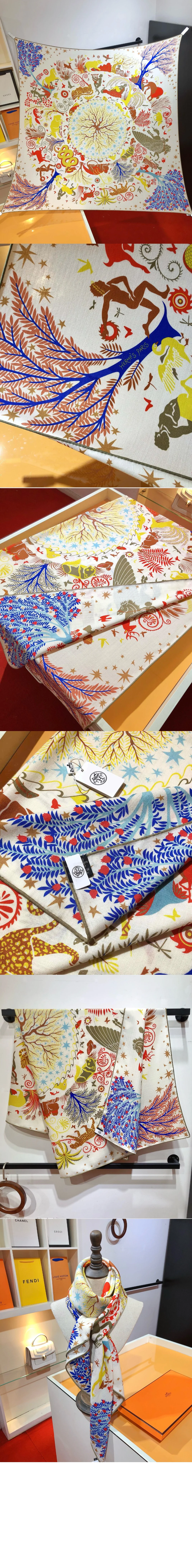 Les Folies du Faubourg 스카프 140 상세