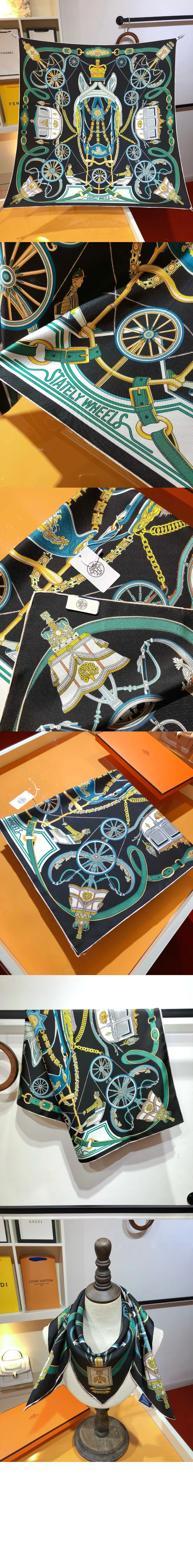 Stately Wheels 스카프 90 상세