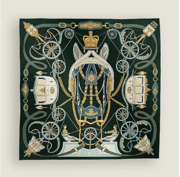 Stately Wheels 스카프 90