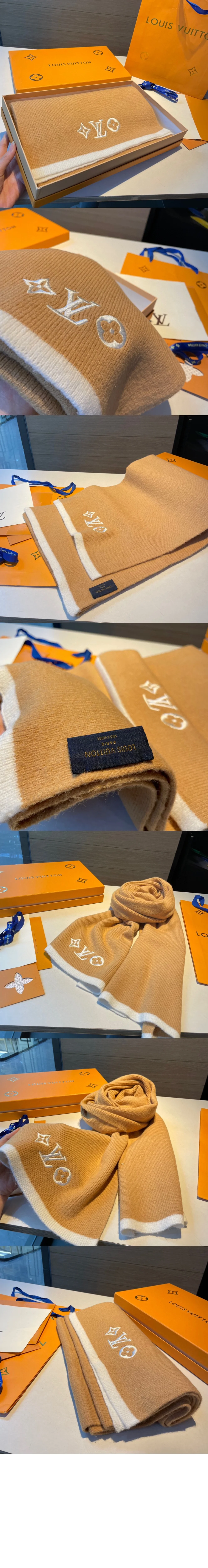 LV 헤드라인 스카프 M77927 상세