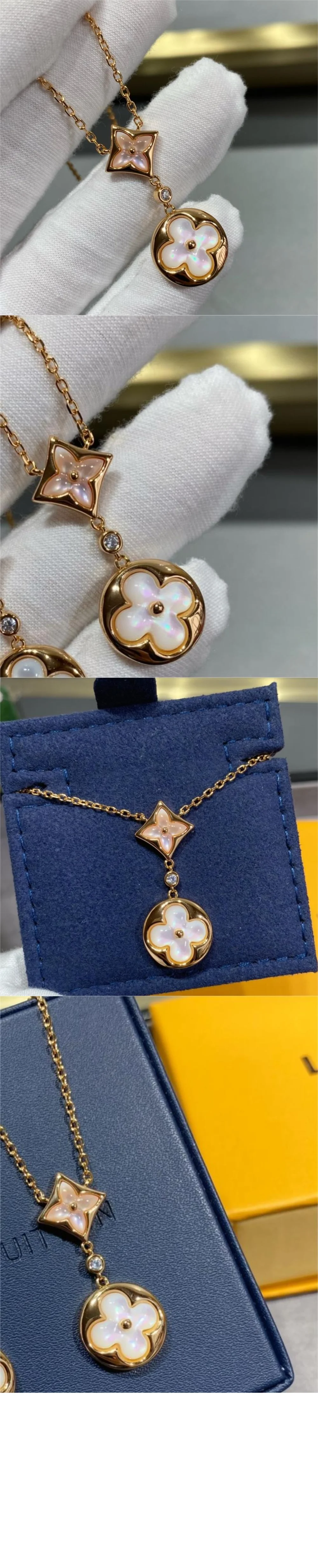 컬러 블라썸 목걸이 Q94355 상세