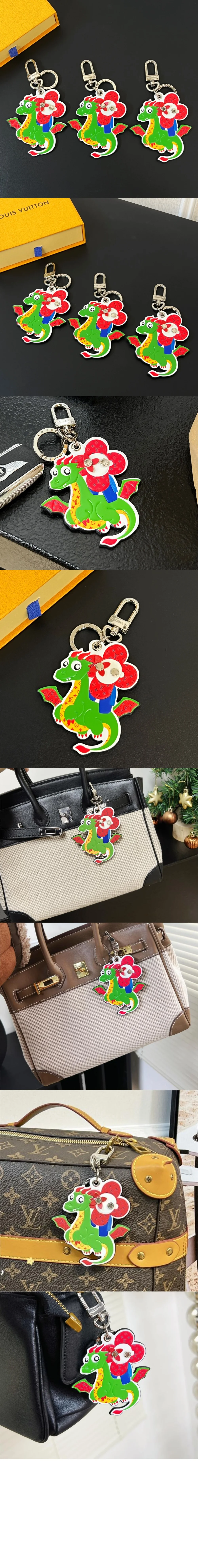 LV 드래곤 비비안 피규어 키홀더 & 백 참 M01466 상세