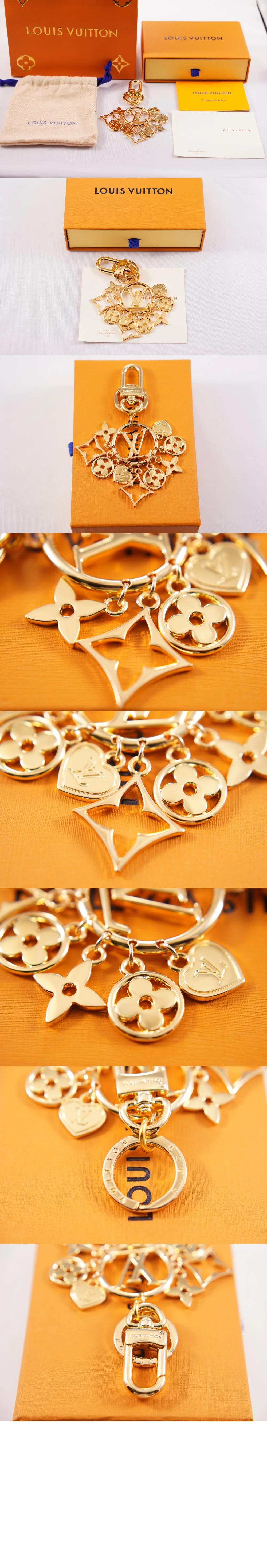 LV 서클 트윙클링 키 링 & 백 참 M01359 상세