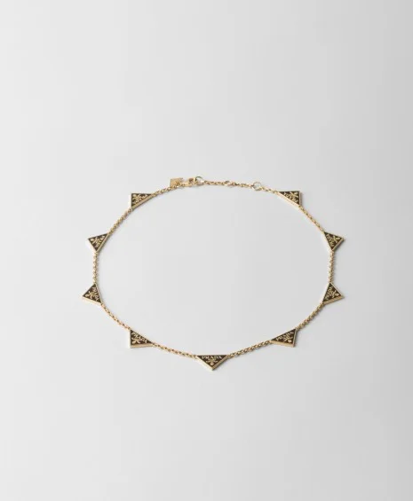 에나멜 메탈 목걸이 1IC081