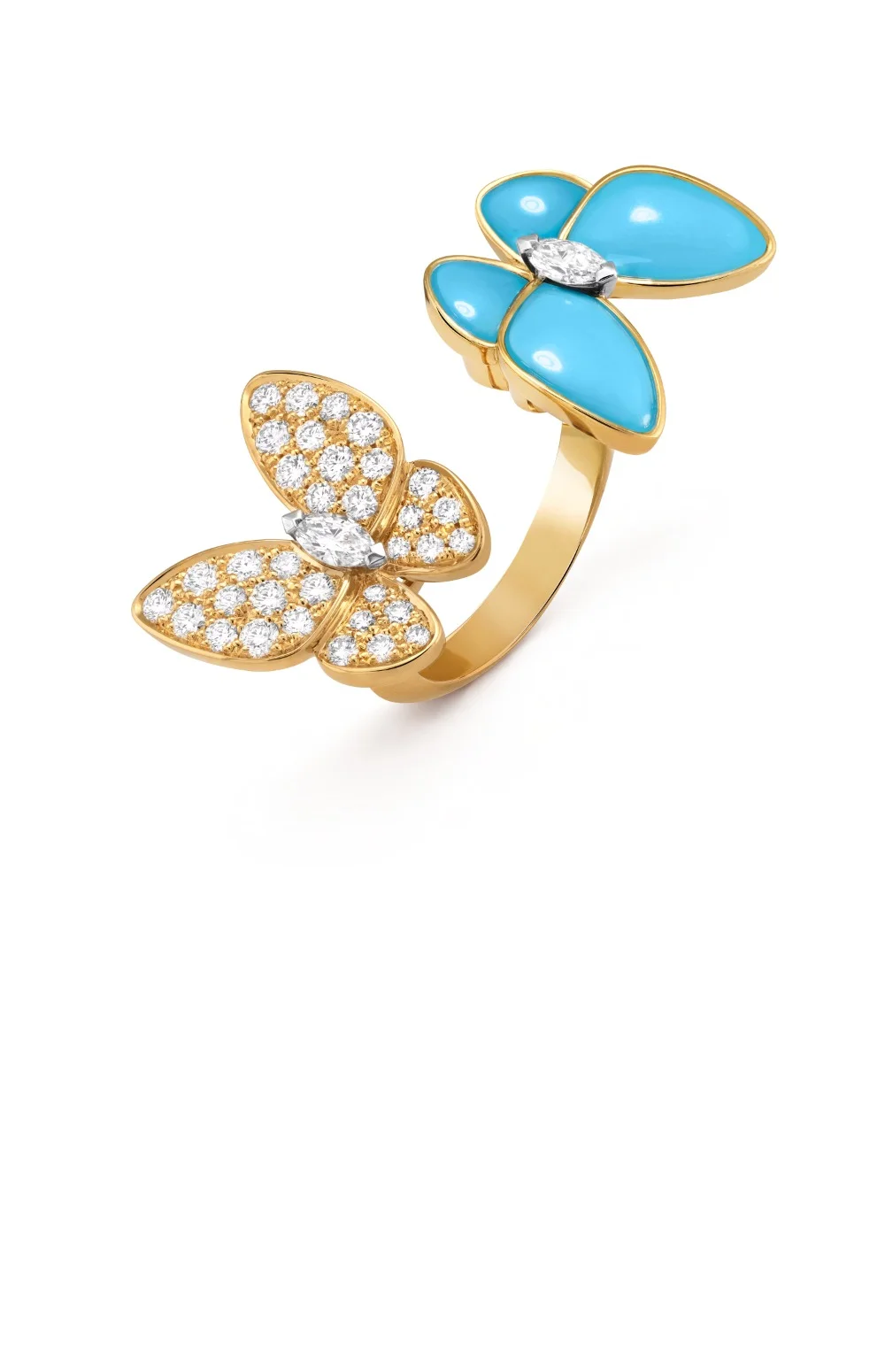 투 버터플라이 비트윈 더 핑거 링 7UZ00 상세