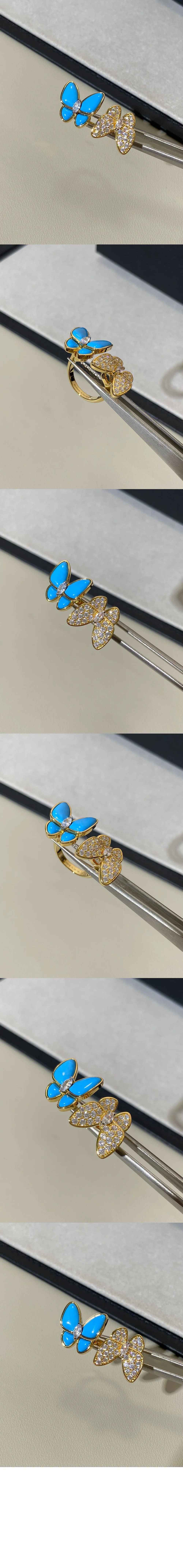 투 버터플라이 비트윈 더 핑거 링 7UZ00 상세