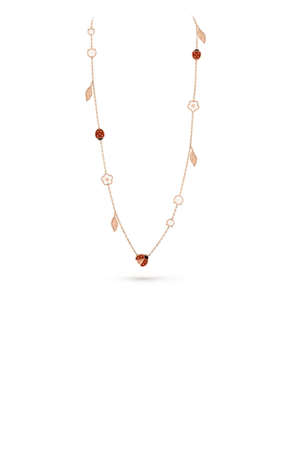 럭키 스프링 롱 네크리스 7RT00 상세