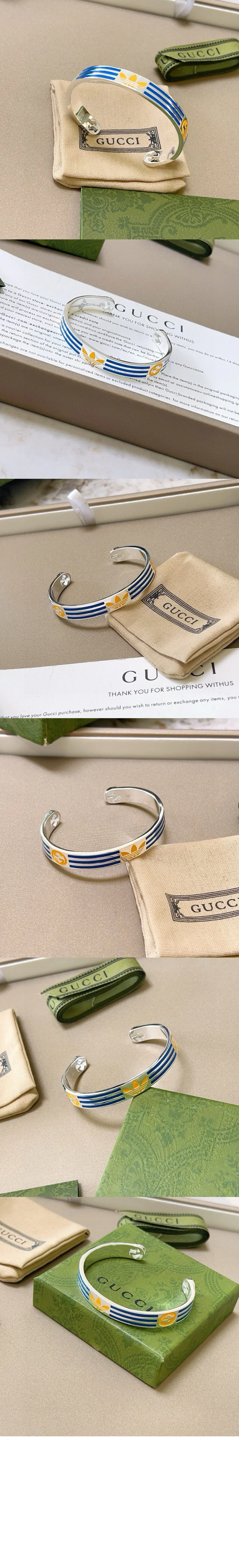 Gucci-x-adidas-Cuff 팔찌 (3color) 상세
