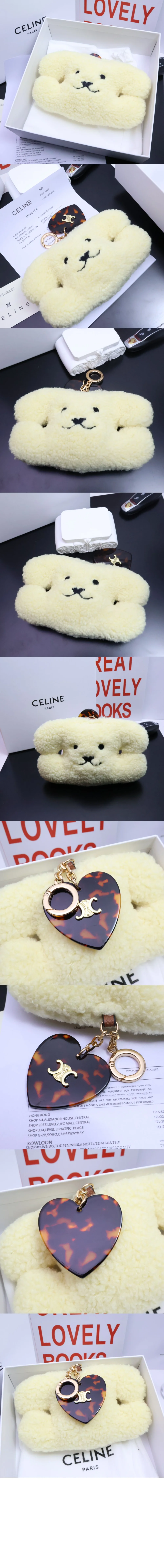 트리옹프 하트 폼폼 키링 49J503 상세