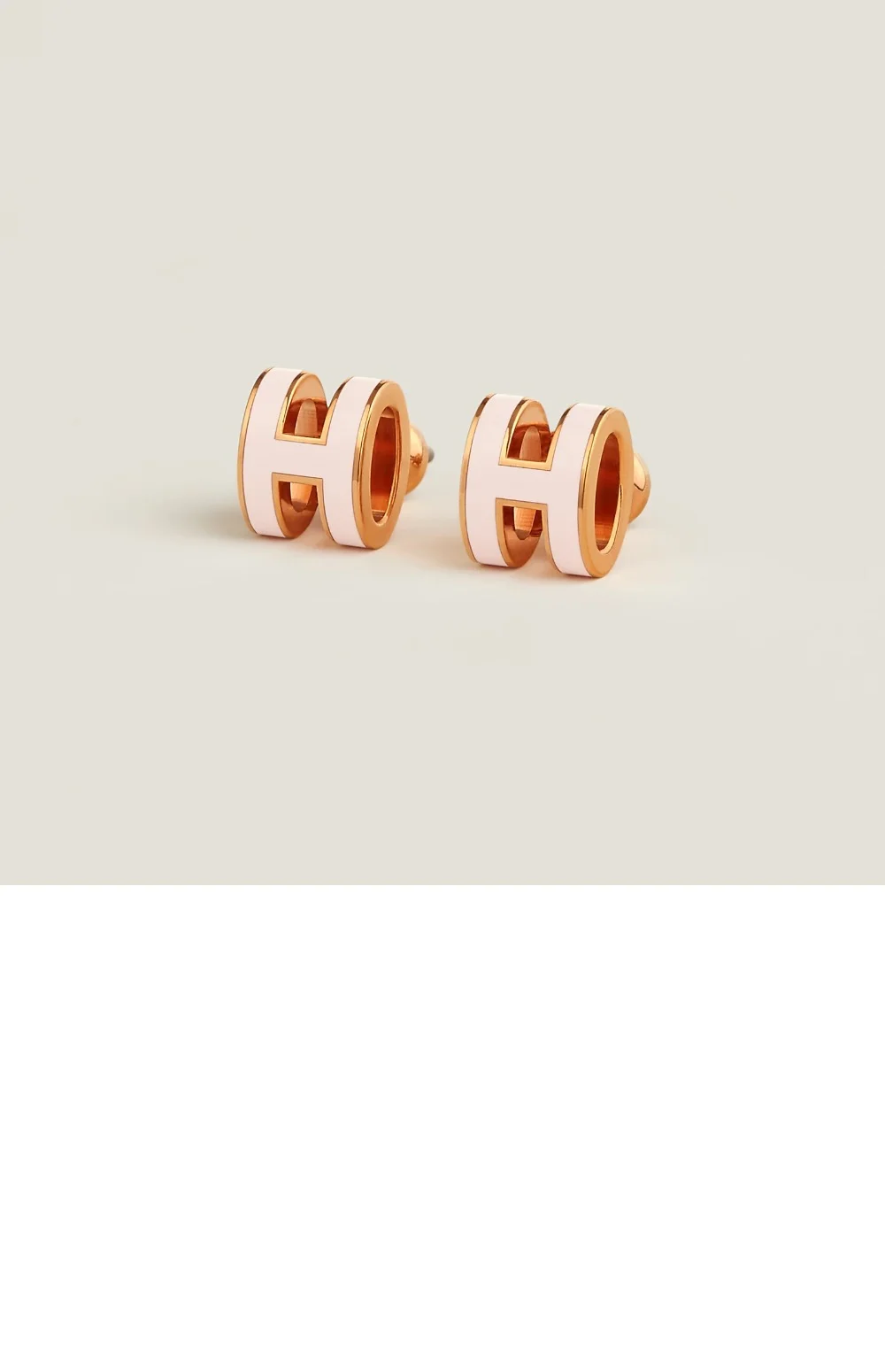 pop-h 귀걸이 핑크 상세